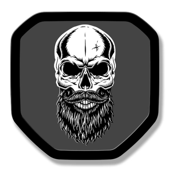 Billet Bearded Man Tailgate Emblem 2019-up Ram 1500 - Click Image to Close